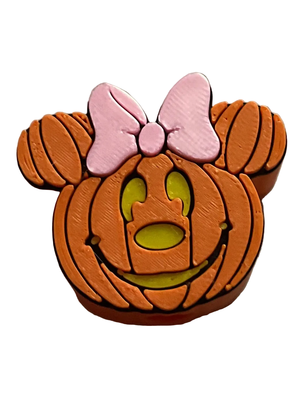 Minnie Pumpkin 3D Straw Topper