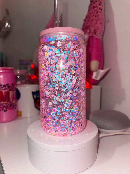 Pretty in Pink Snow Globe