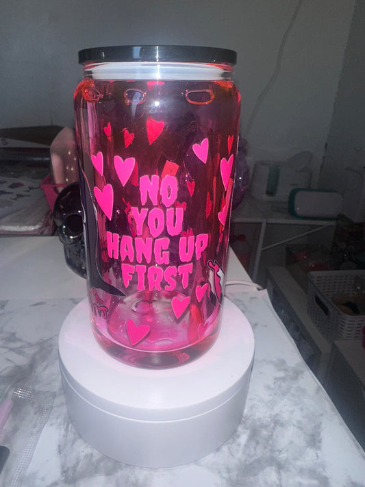 Pink Scream Glass Snow Globe