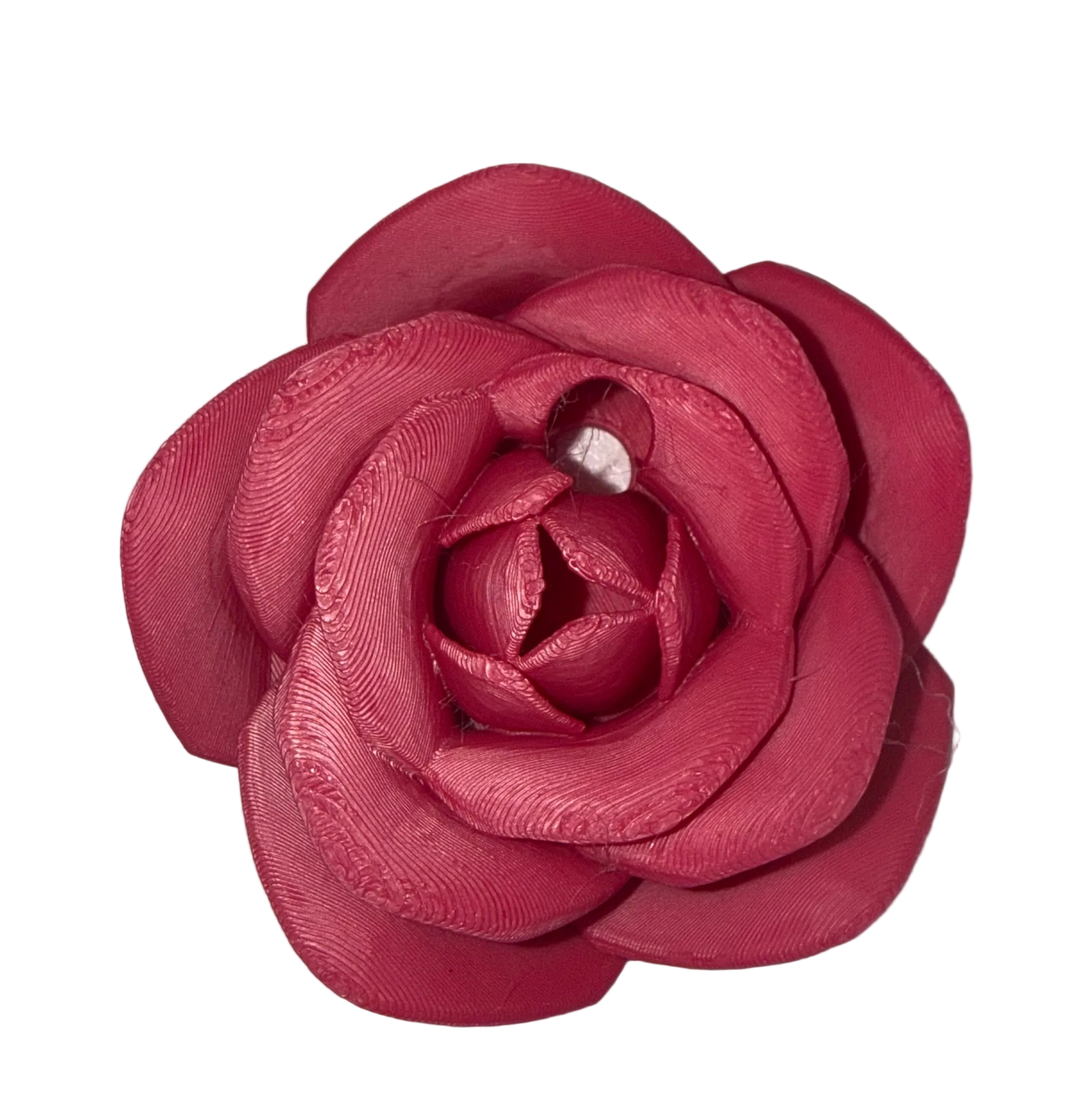 Hot Pink Rose 3D Lid Topper (16/20oz only)