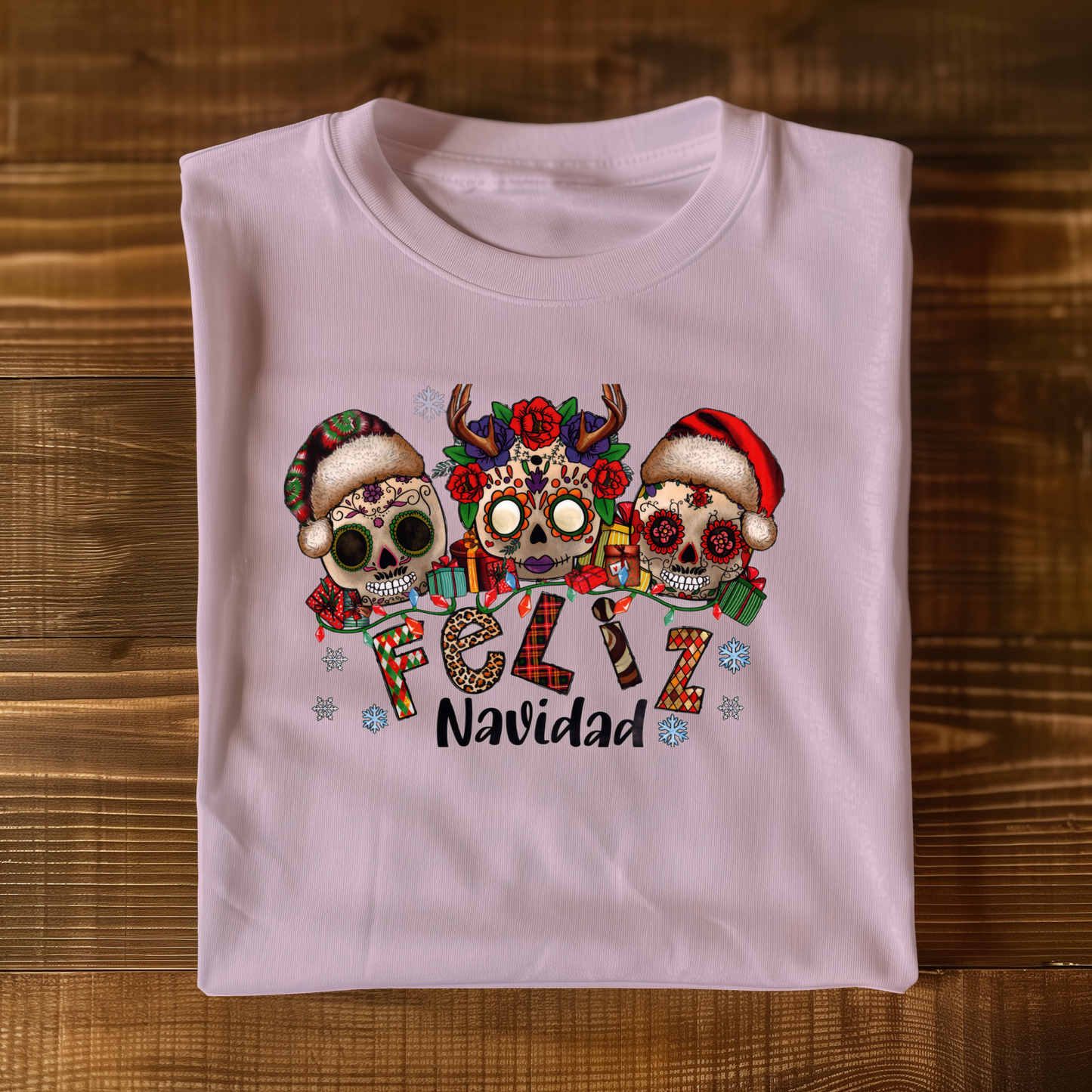 Feliz Navidad Skulls