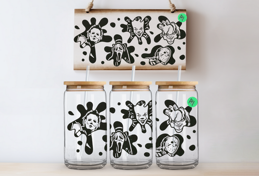 Black & White Halloween Splash