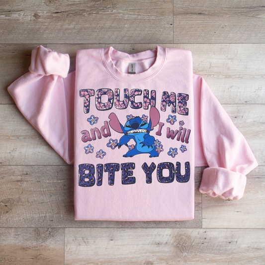 Blue Alien Crewneck Sweatshirt