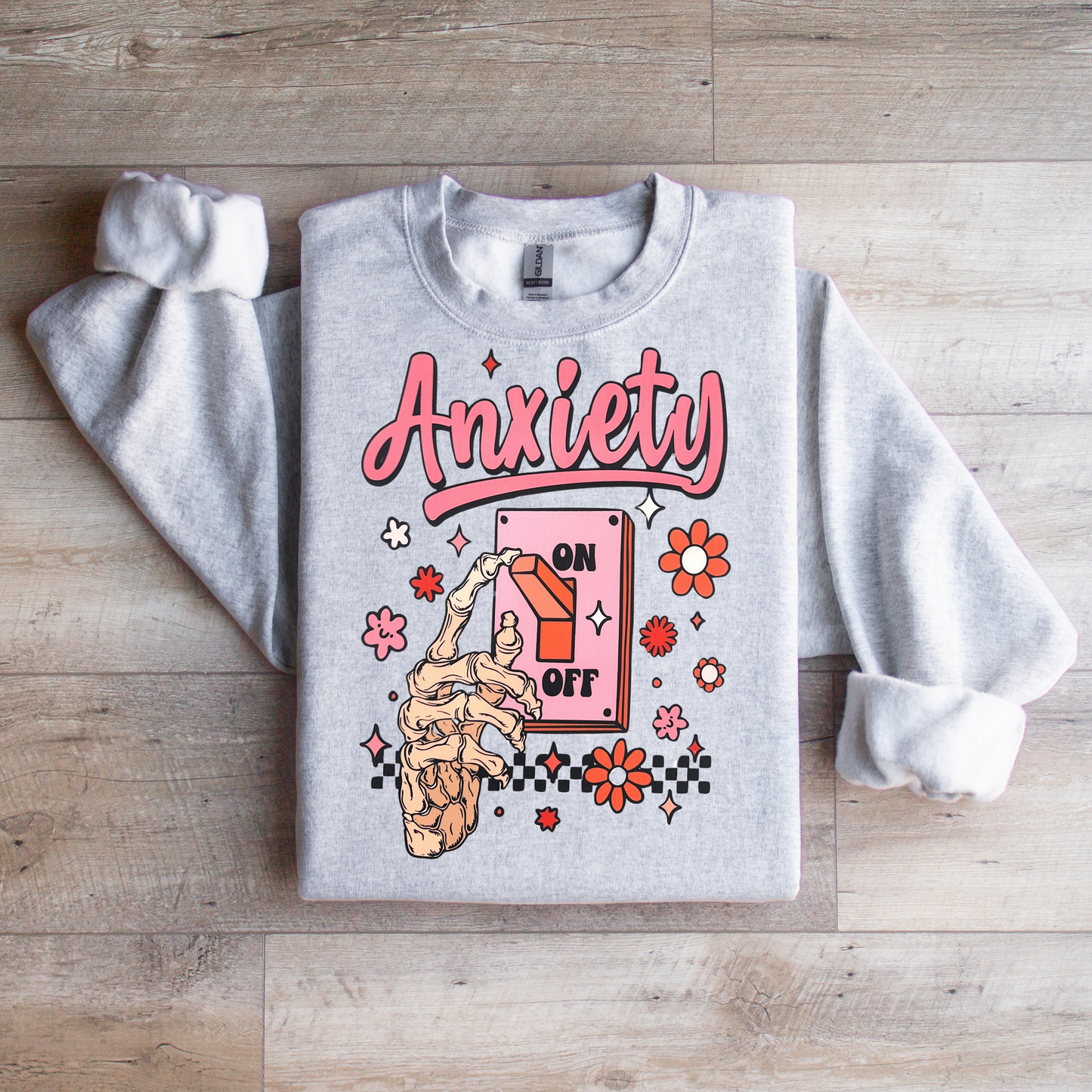Anxiety Crewneck Sweatshirt