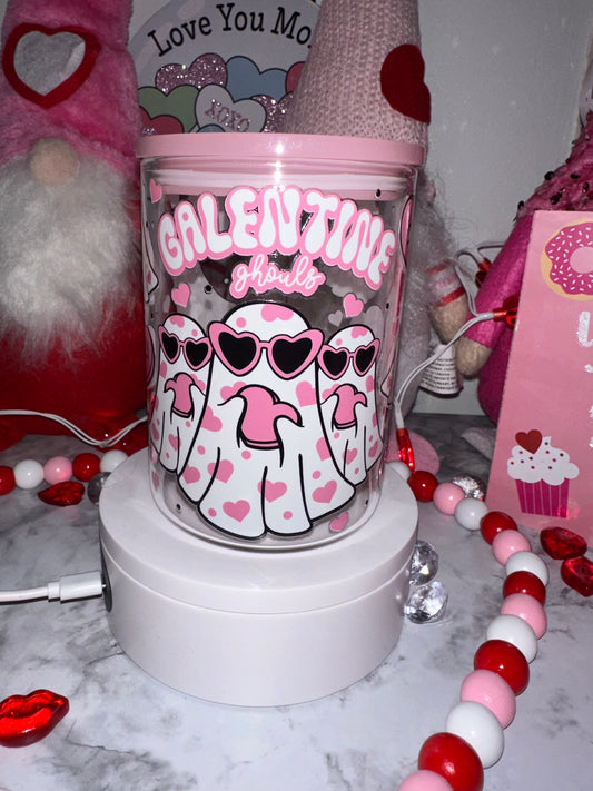 Galentine Ghouls Glass Mug
