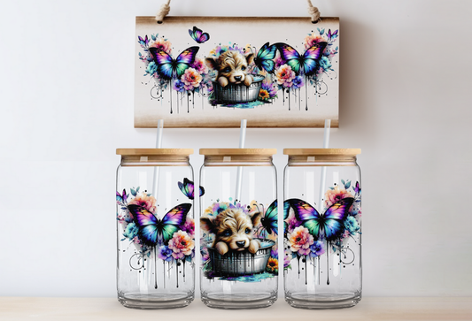 Baby Cow & Butterflies