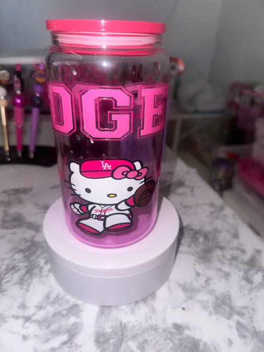 Pink Baseball Kitty