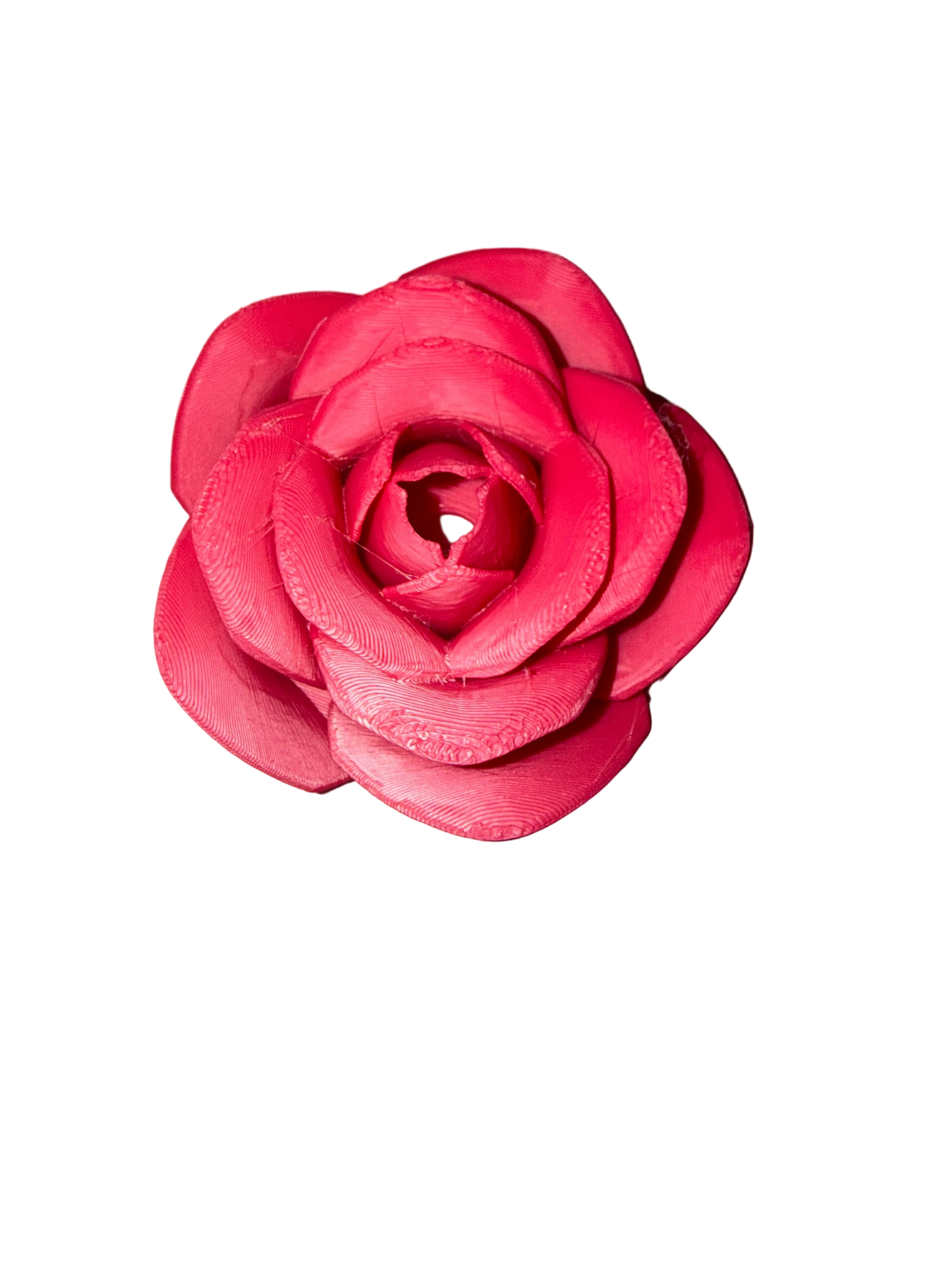 Hot Pink Rose 3D Lid Topper (24oz only)