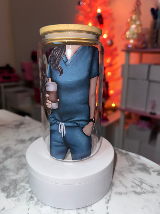 Nurse Glass Tumblers