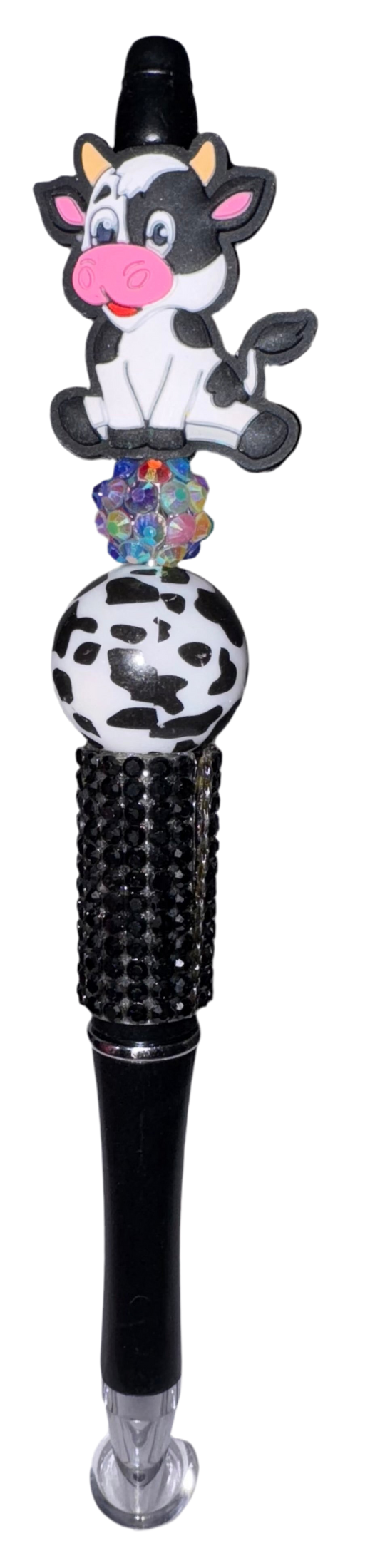 Cow Bling Beaded Pen