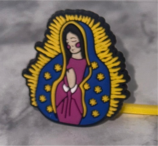 Virgin Mary Straw Topper