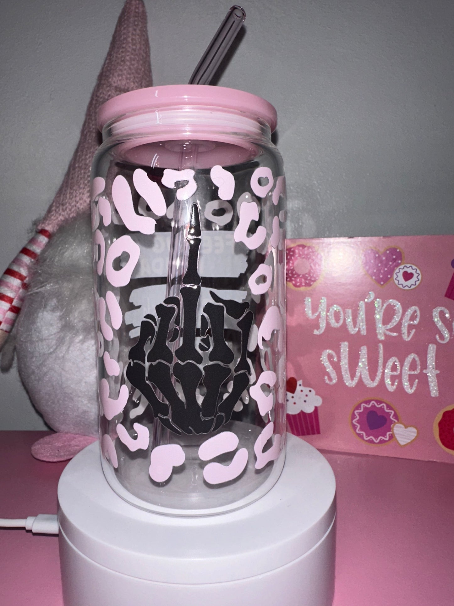 In Your Feels Glass Tumbler