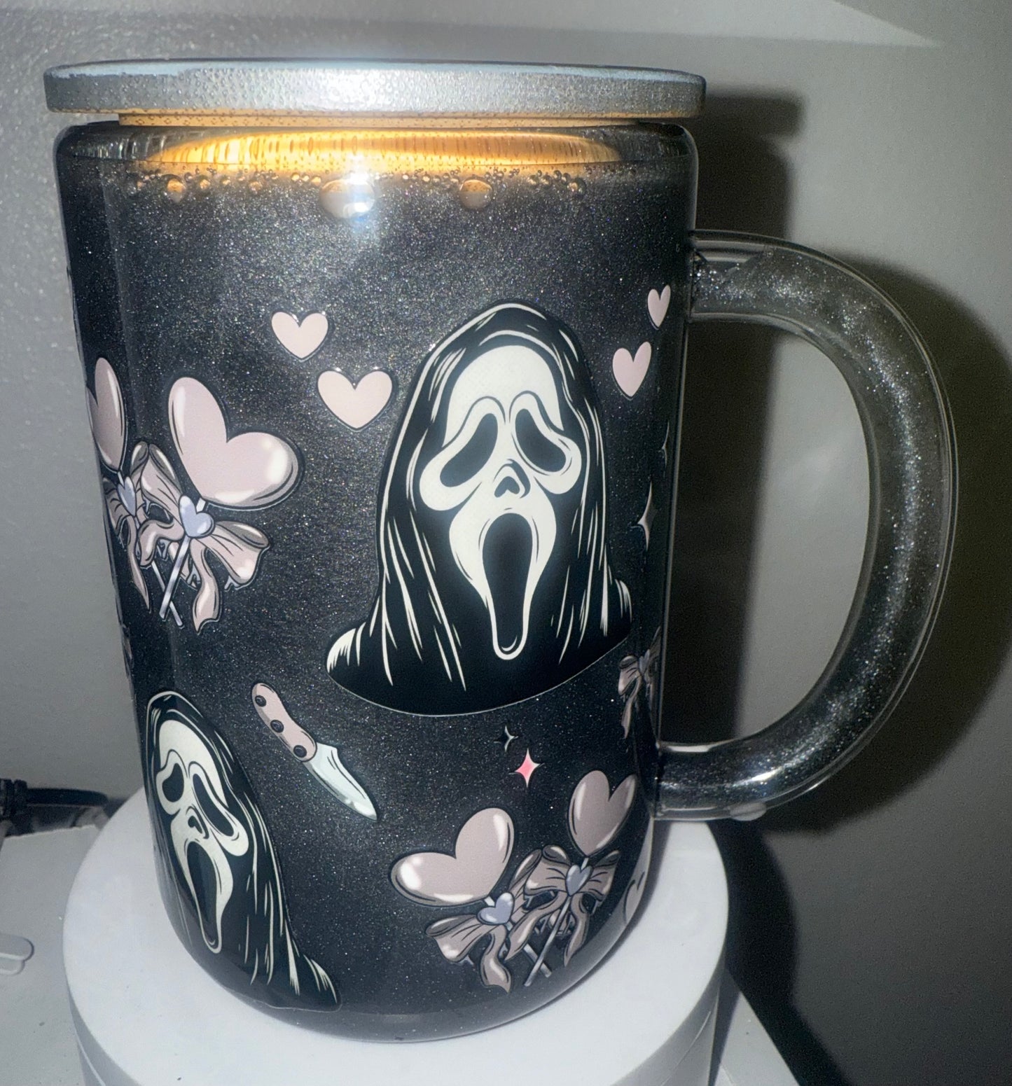 GF Black MICA Mug Snow Globe