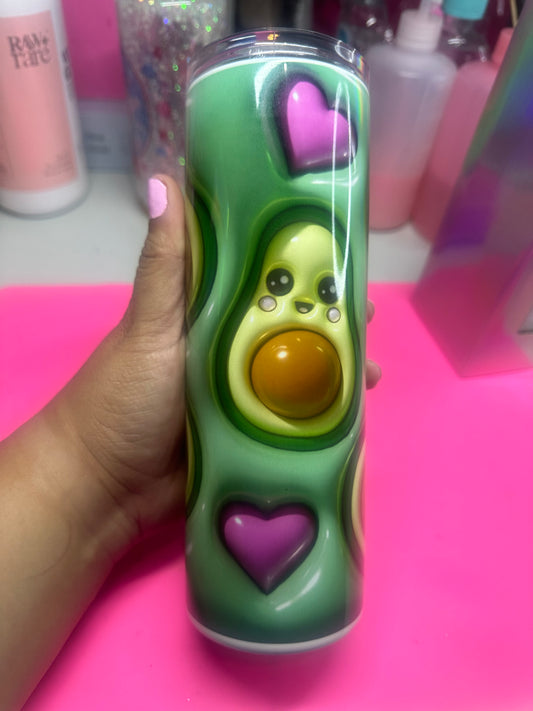 Avocado 3D Tumbler