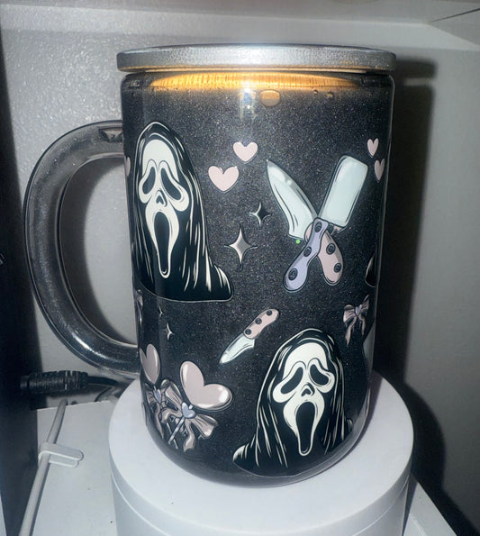 GF Black MICA Mug Snow Globe