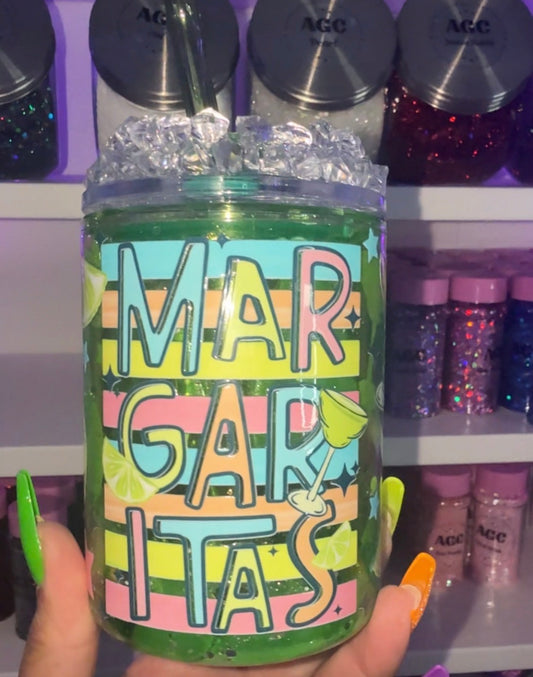 Margaritas Mug Snow Globe Tumbler