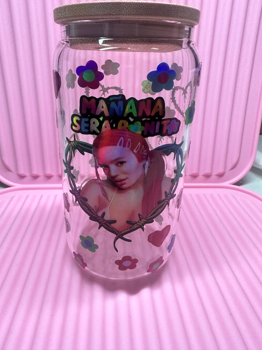 Holographic Glass Tumbler