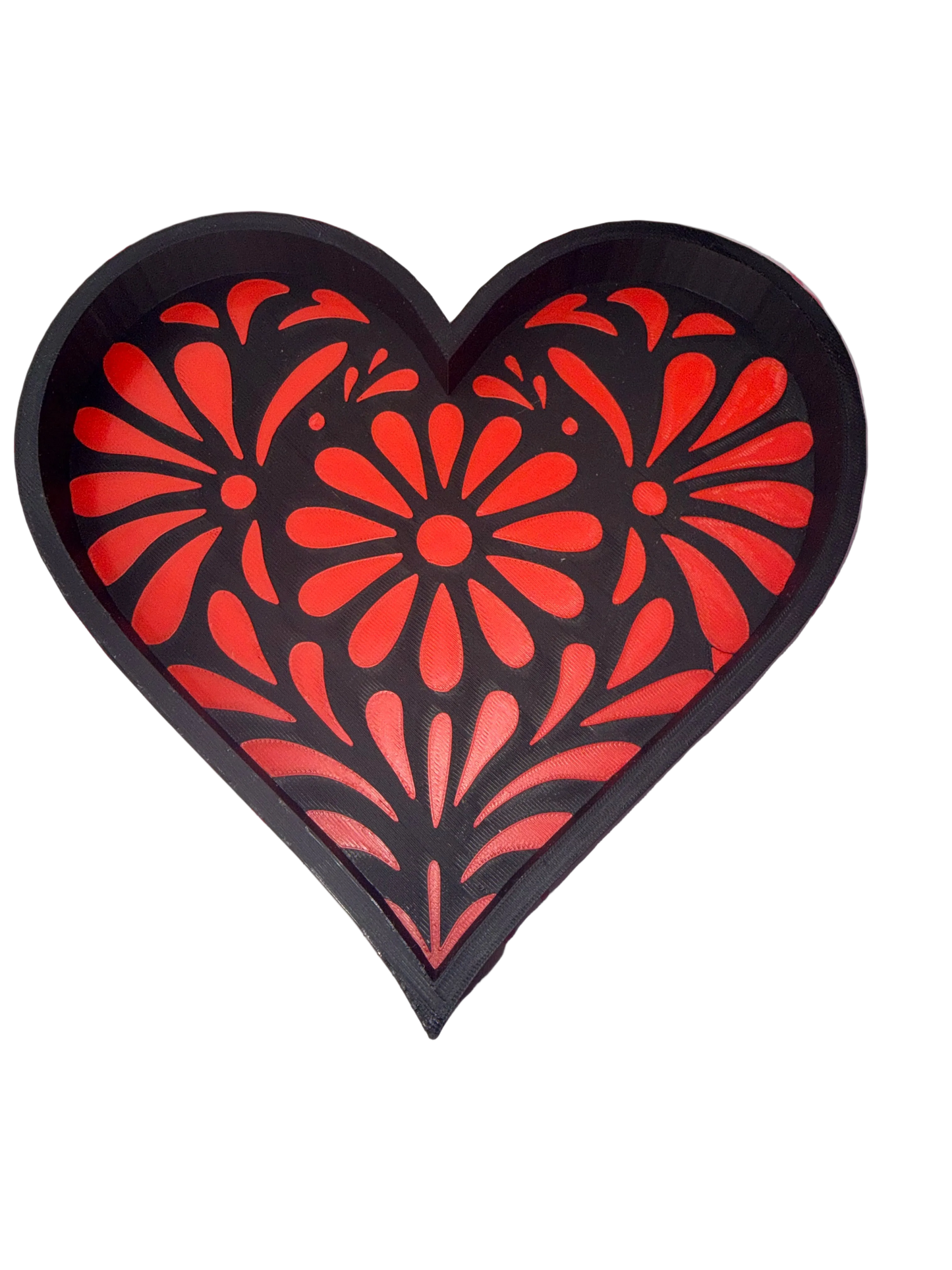 Talavera Heart Trinket Tray - Large