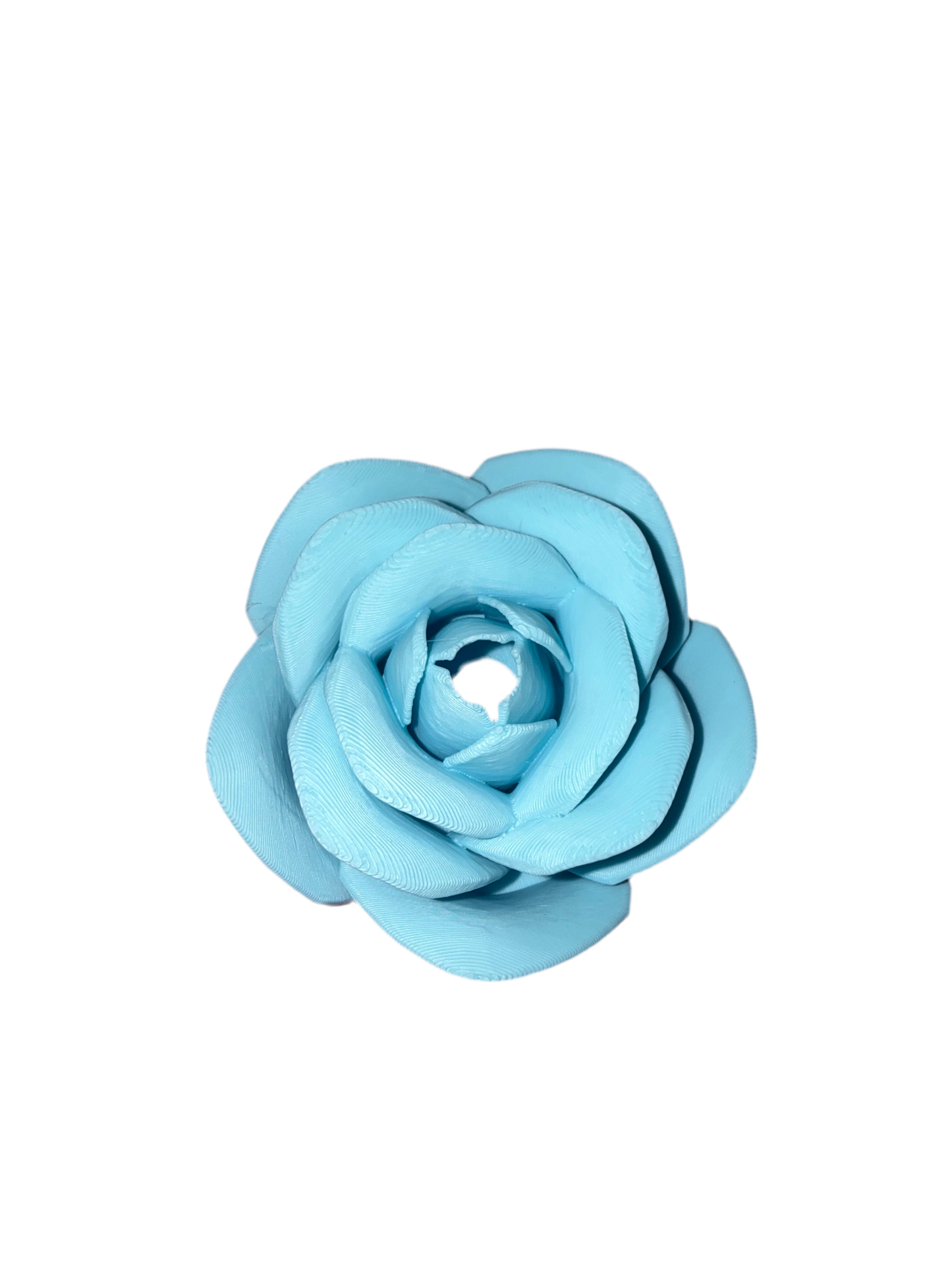 Baby Blue Rose 3D Lid Topper (24oz only)