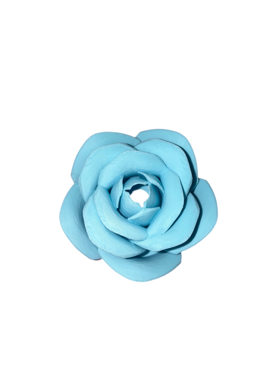 Baby Blue Rose 3D Lid Topper (24oz only)