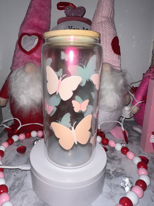 Iridescent Imperfection Glass Tumbler