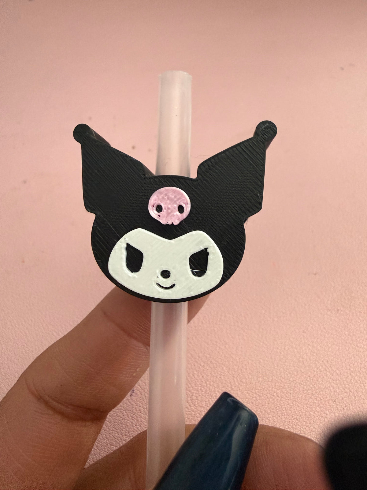 Kuromi 3D Straw Topper