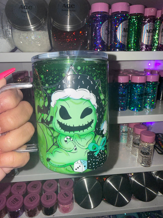 Oogie Boogie Mug Snow Globe Tumbler