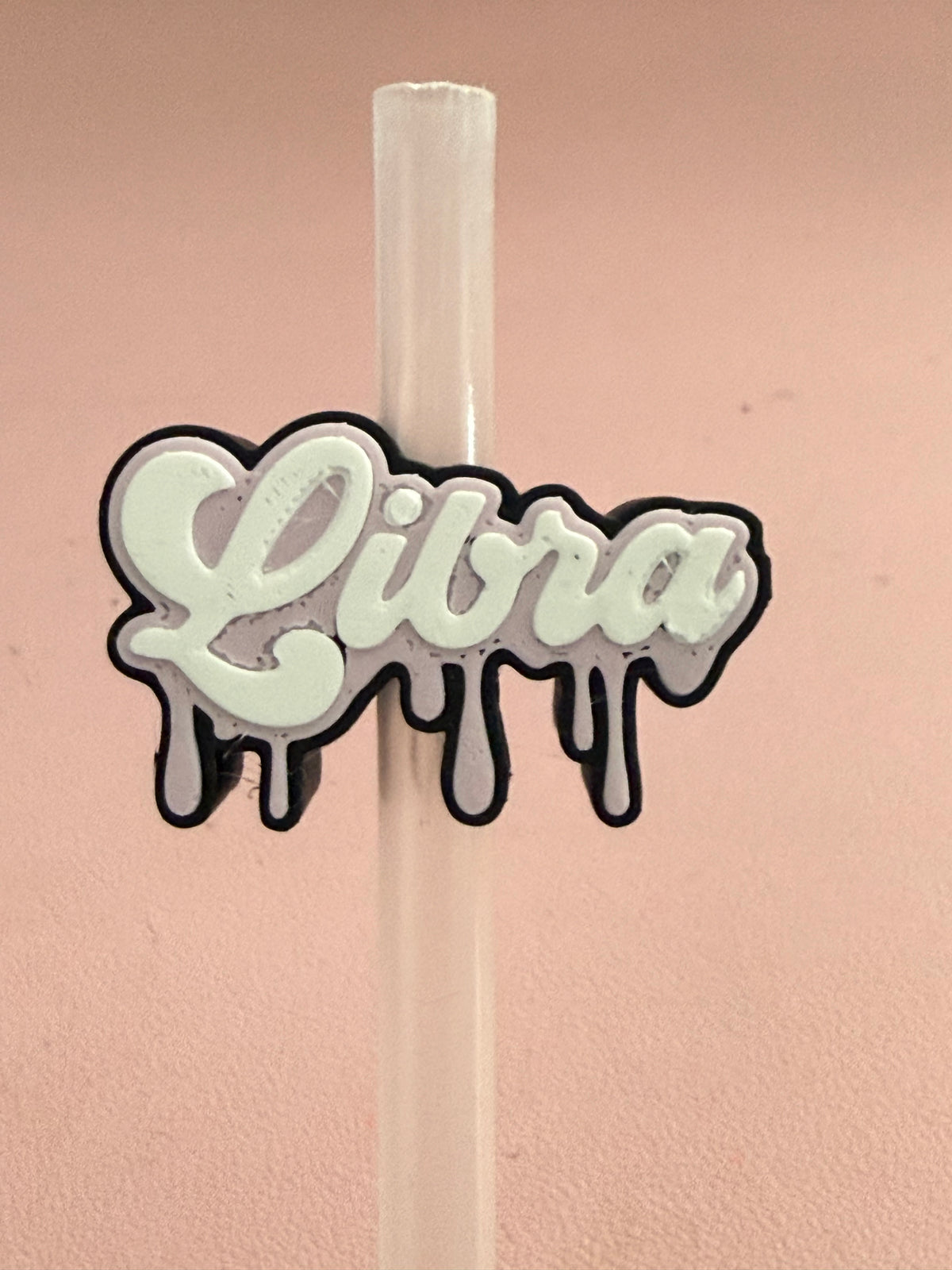 Libra 3D Straw Topper