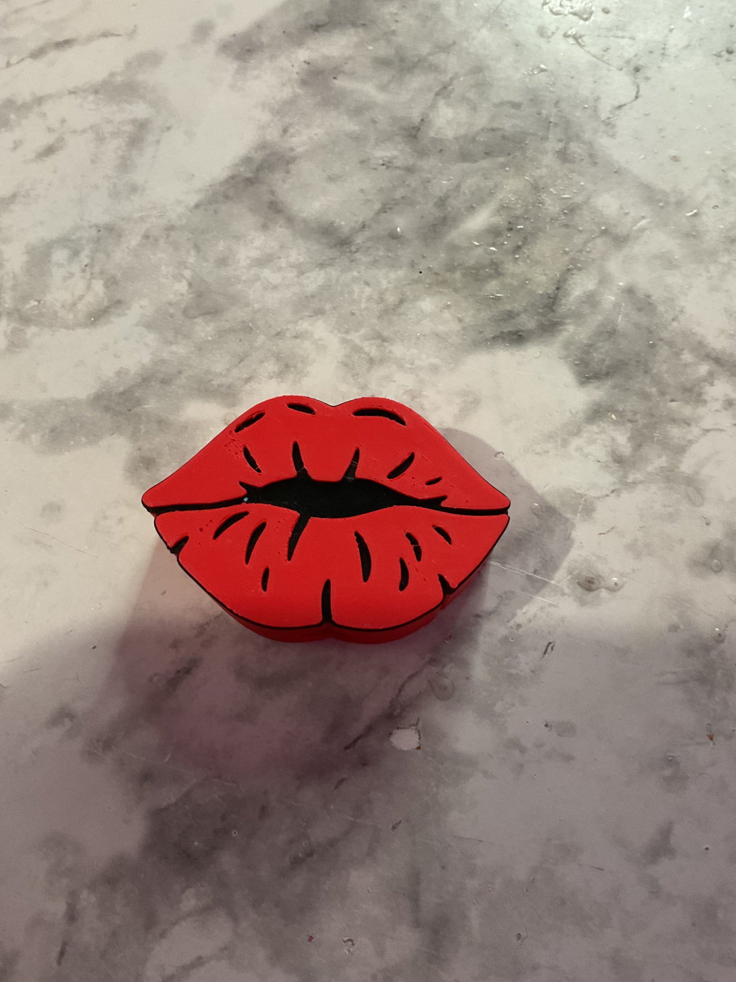 Lips 3D Straw Topper