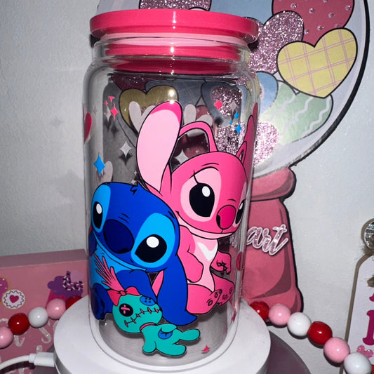 Alien Love Glass Tumbler