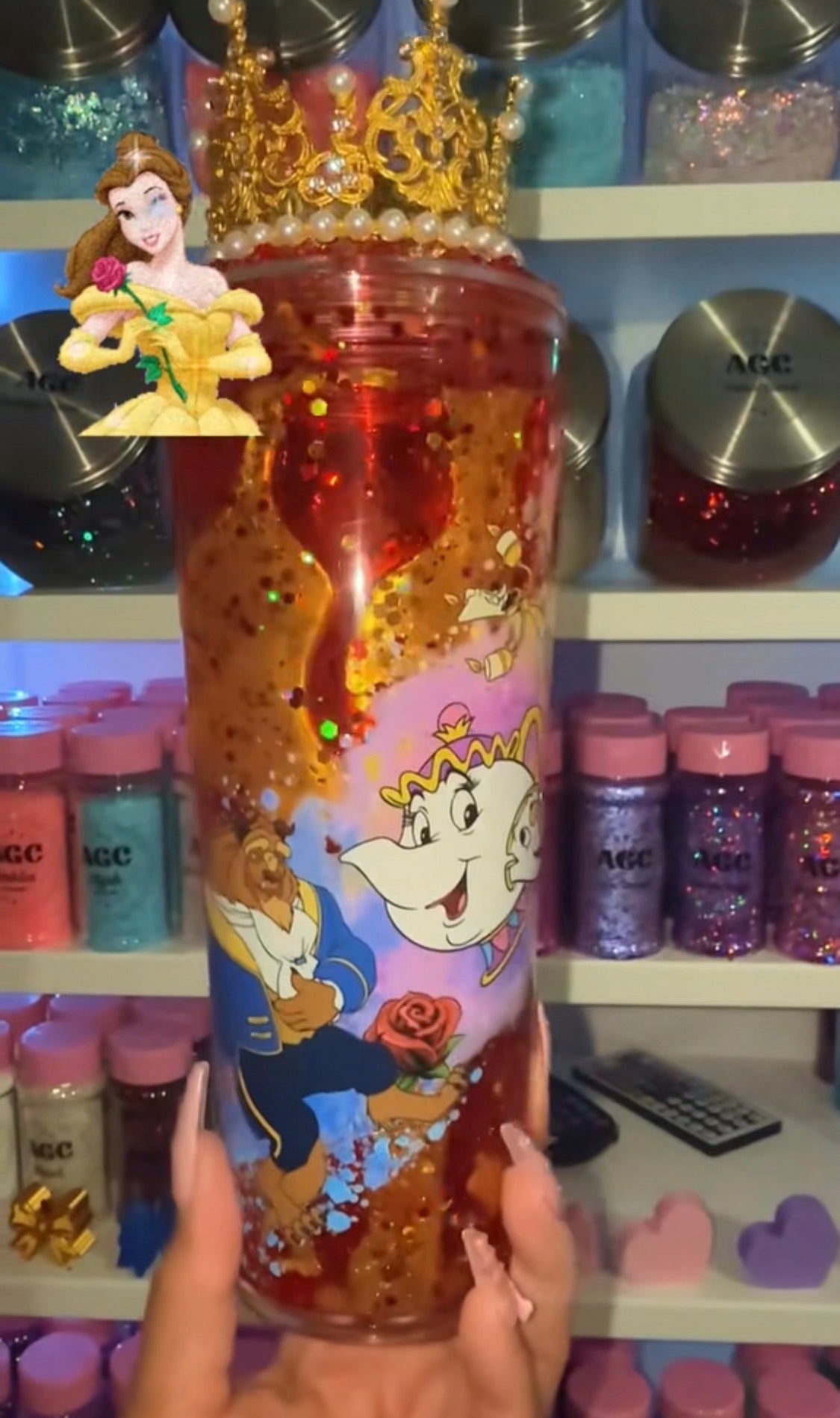 Beauty & The Beast  Snow Globe