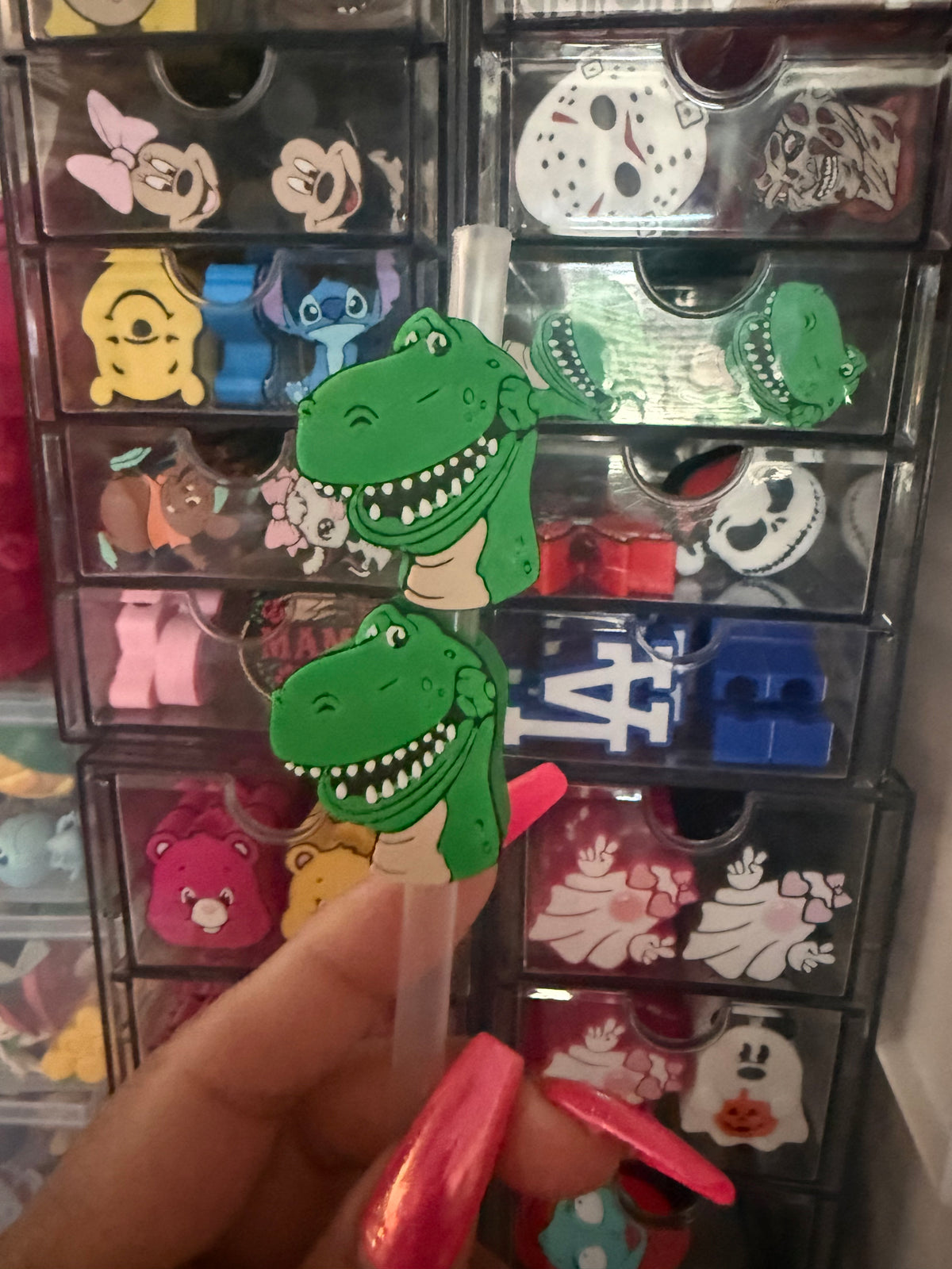 Rex 3D Straw Topper