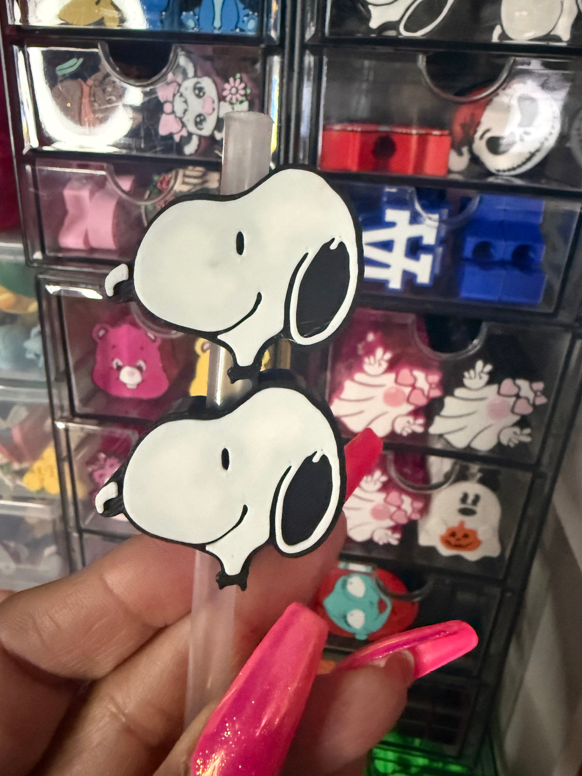 Snoopy 3D Straw Topper