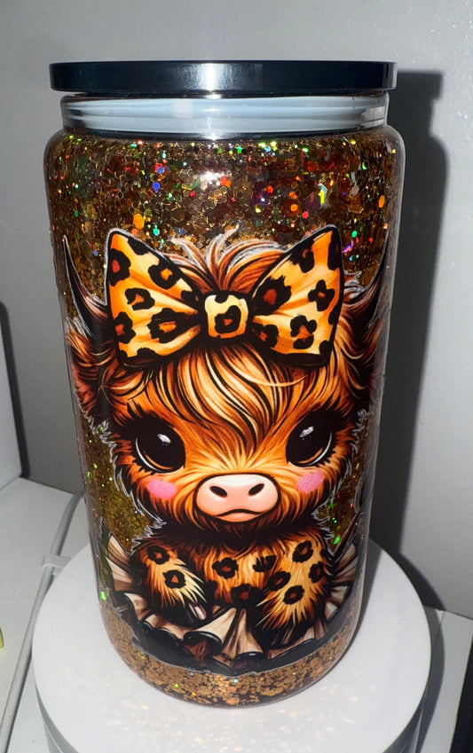Cute Cow Snow Globe