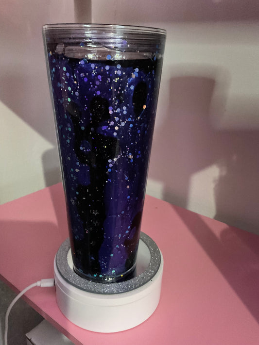 Galaxy Lava Drip Snow Globe