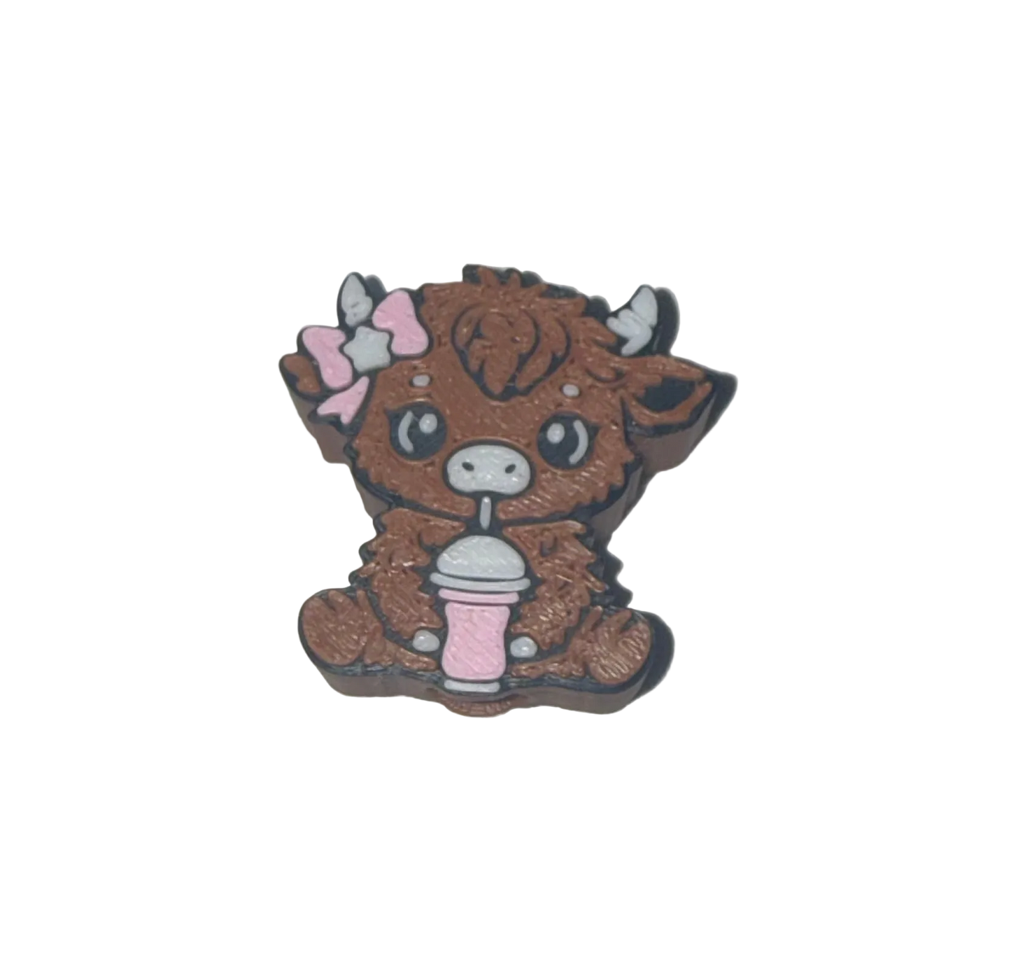 Coffee Cow Straw Topper
