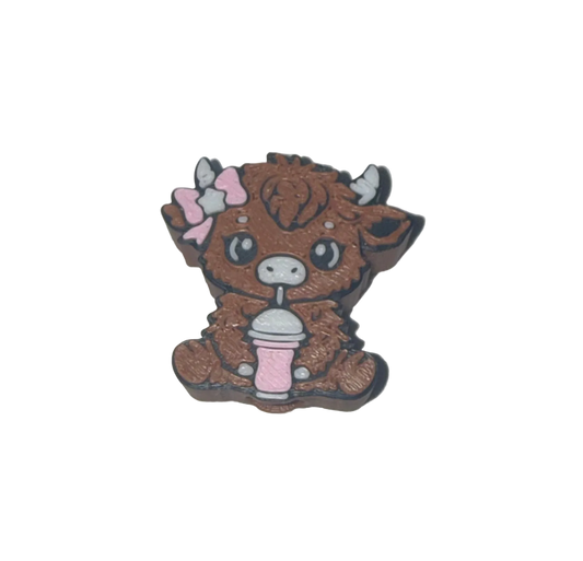 Coffee Cow Straw Topper
