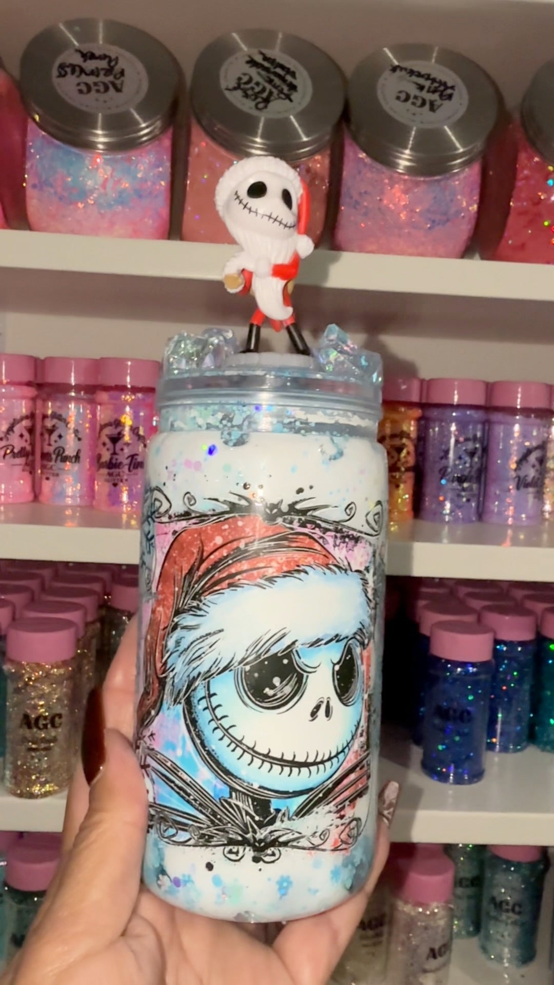 NBC Glow in the Dark Lava Snow Globe