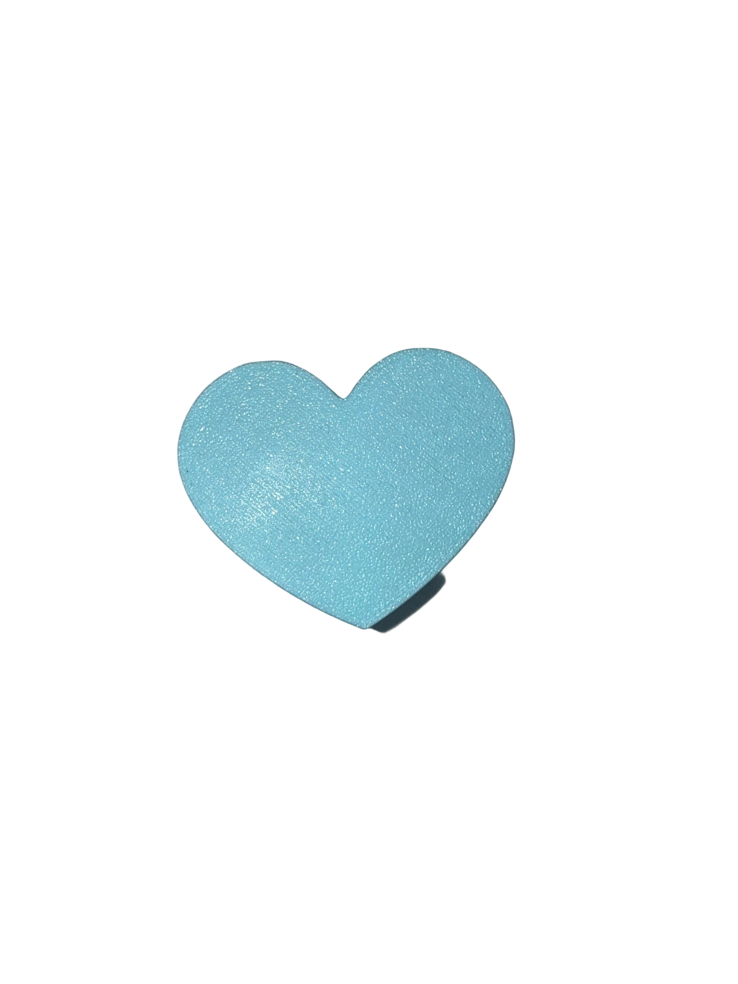 Baby Blue Heart 3D Straw Topper