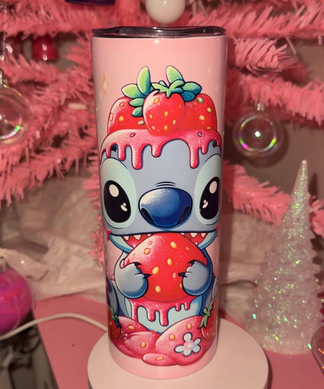 Strawberry Stitch Tumbler