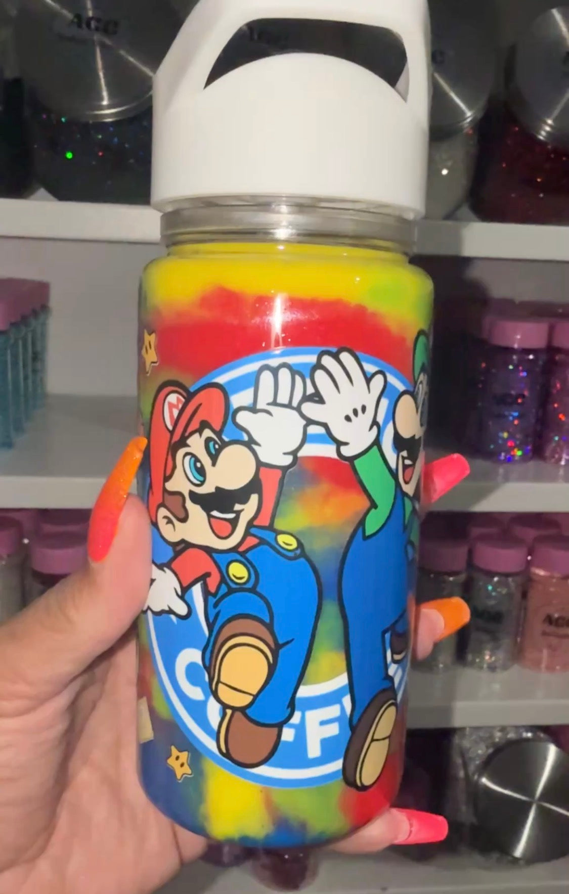 Mario Paint Tumbler