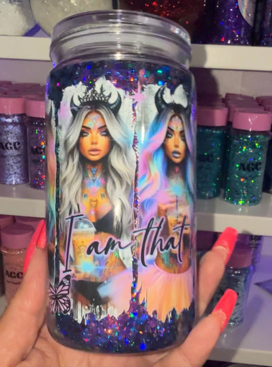 That Bitch Glitter Snow Globe