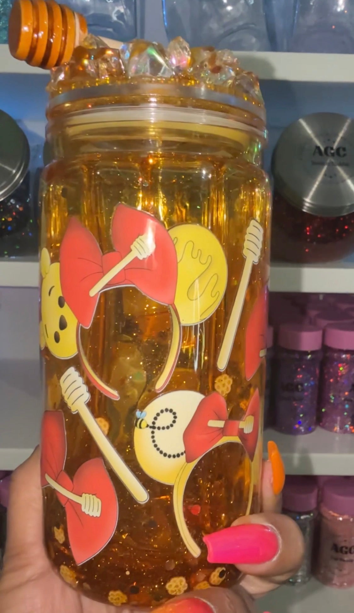 Pooh Honey Drip Snow Globe