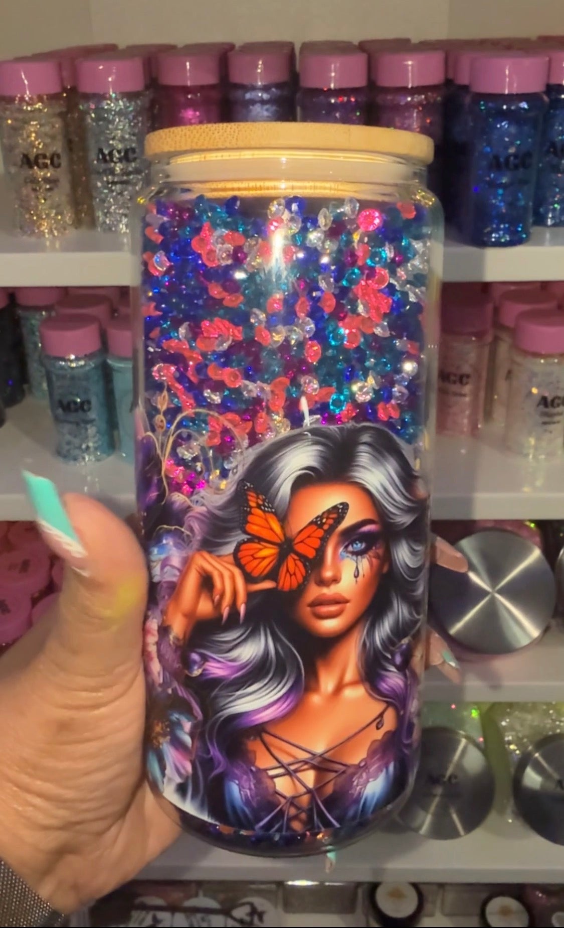 All Diamond Snow Globe