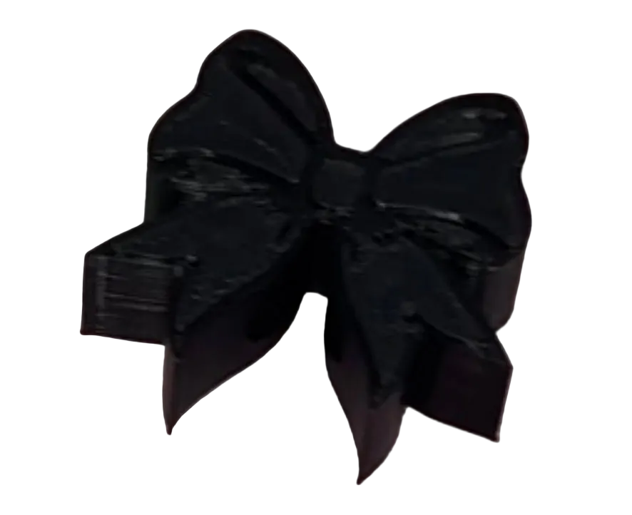 Black Bow 3D Topper