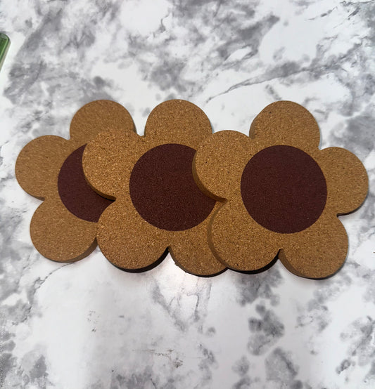 Flower Coasters
