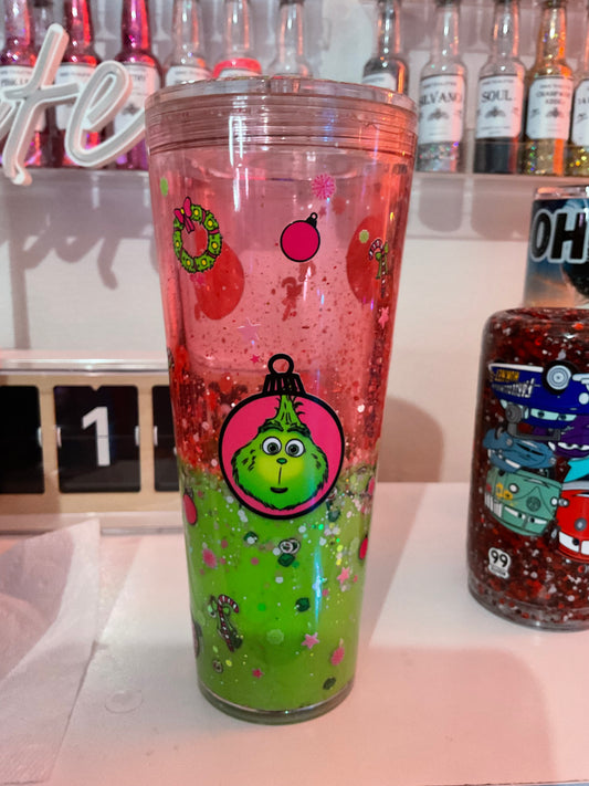 Grinch Dual Lava Drip Tumbler