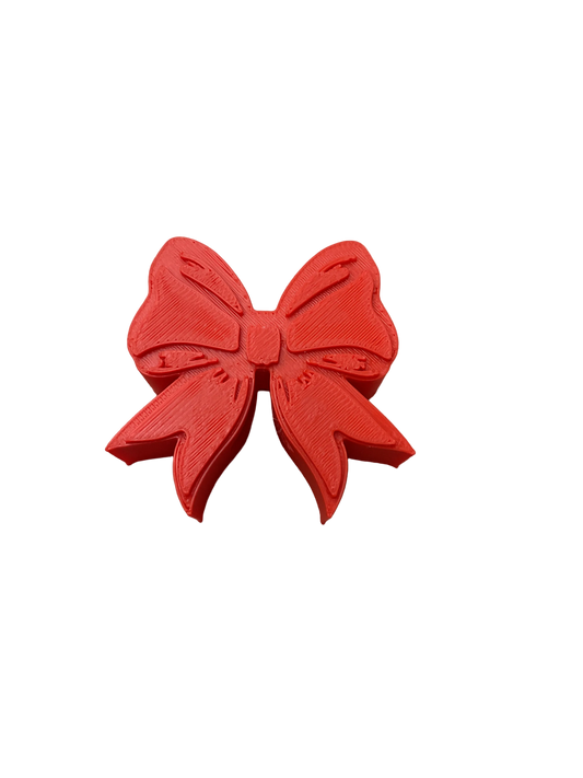 Red Bow 3D Topper