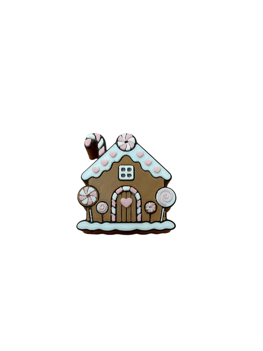 Christmas Gingerbread House 3D Topper
