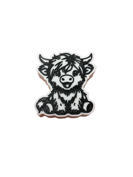 Highland Cow 3D Stopper